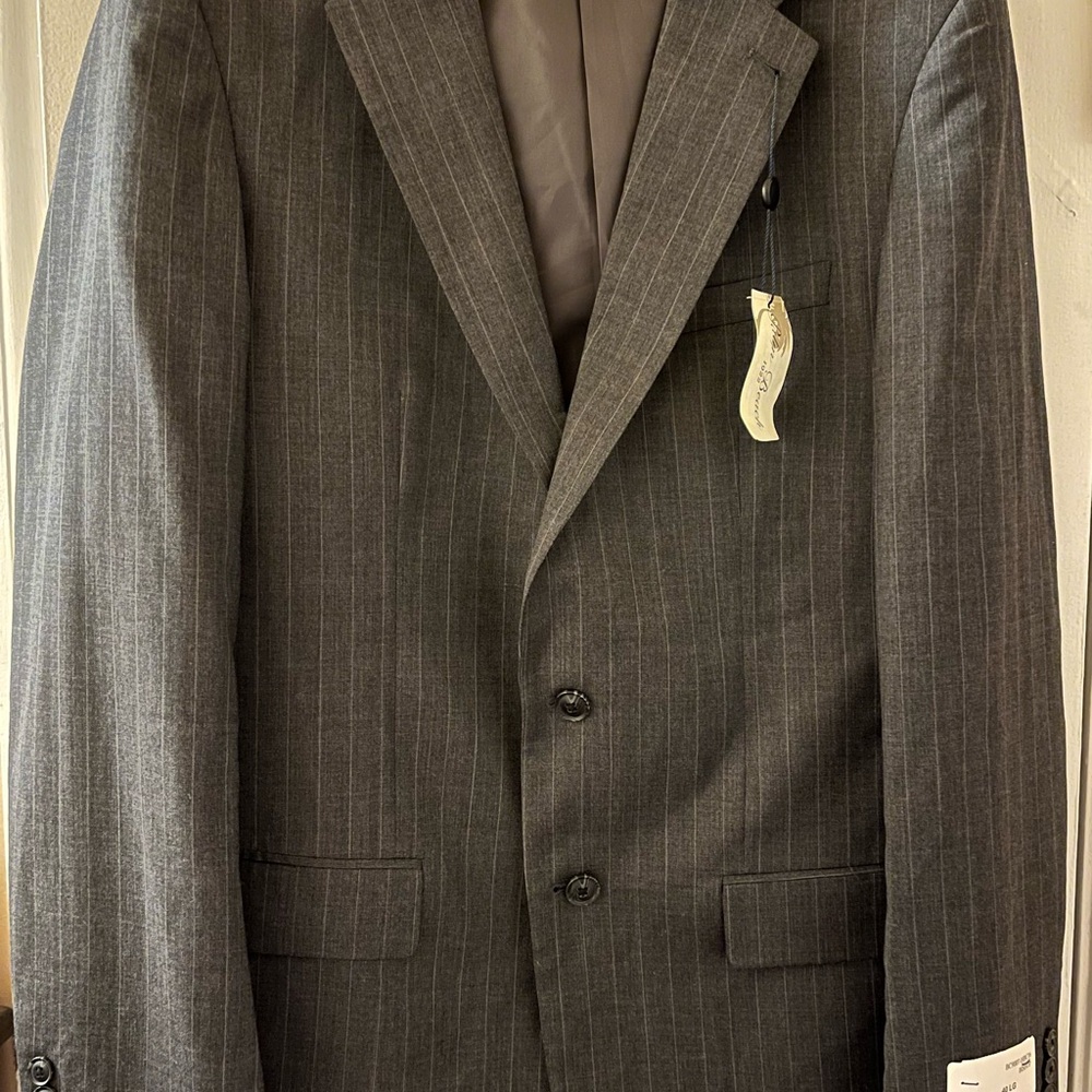 NEW with tags Palm Beach 1922 men’s pinstripe suit jacket 40 long